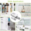 UFURMATE Glass Shelf Bracket Pegs, 20Pcs Adjustable Frameless Glass Shelf