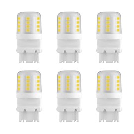 Makergroup S8 3156 Wedge Base LED Light Bulbs 12VAC/DC Low Voltage Water Resistant Design for Outdoor Landscape Lighting Pathway Driveway Lights 4W Daylight White 6000K 4-Pack