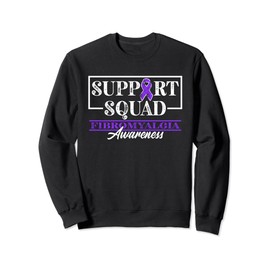 Support Awareness Squad I Chronic Pain Response Fibromyalgia Sweatshirt