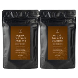 HENNA Henna Hair Dye, Light Brown, Brown, 7.1 oz (200 g), Organic Hair Color, Color Treatment, Herbs, Powder, Synthetic Free, Gentle on Hair and Scalp