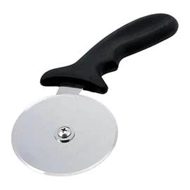 Heavy Duty Black Pizza Cutter 4"inch stainless steel wheel ideal for Pizzeria Pizza Restaurants Pizza Takeaway
