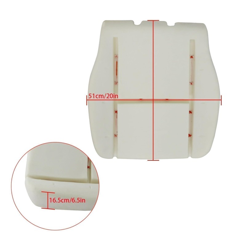 FZJDSD Cloth Ebony & Titanium Driver Bottom Replacement Seat Cover