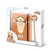 Winnie the Pooh Tiger Face Gift Box with Diary and Fashion Ballpoint Pen - Orange