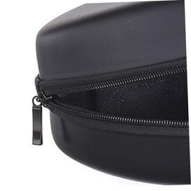 Gadpiparty Mini Eva Earphone Case Portable Headphone Storage Pouch for Travel Earbuds USB Cables Accessories Black