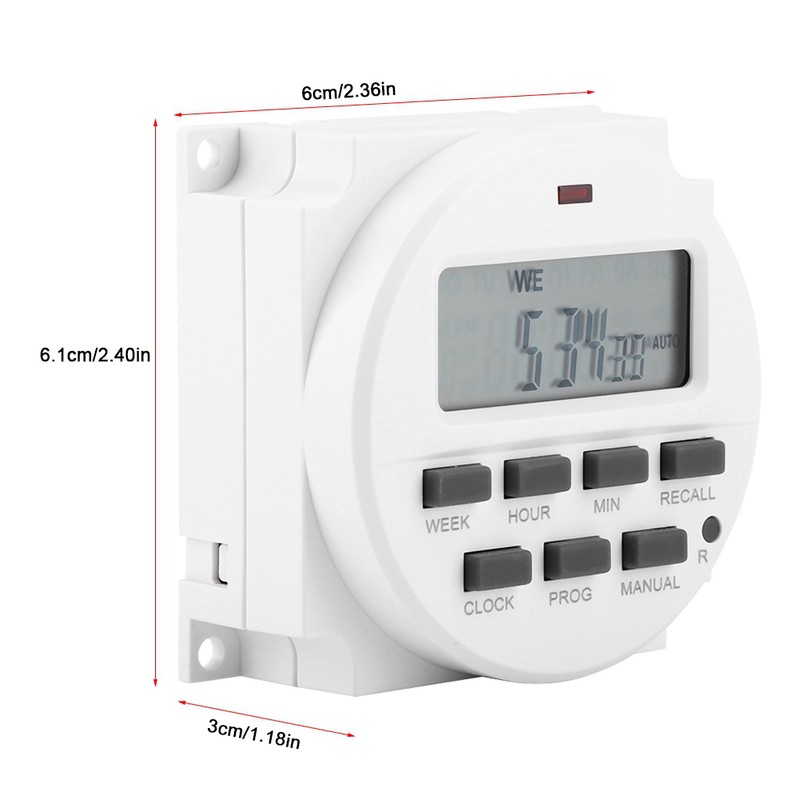 Digital Electric Durable Programmable Smart Control Switch Timer(110V)