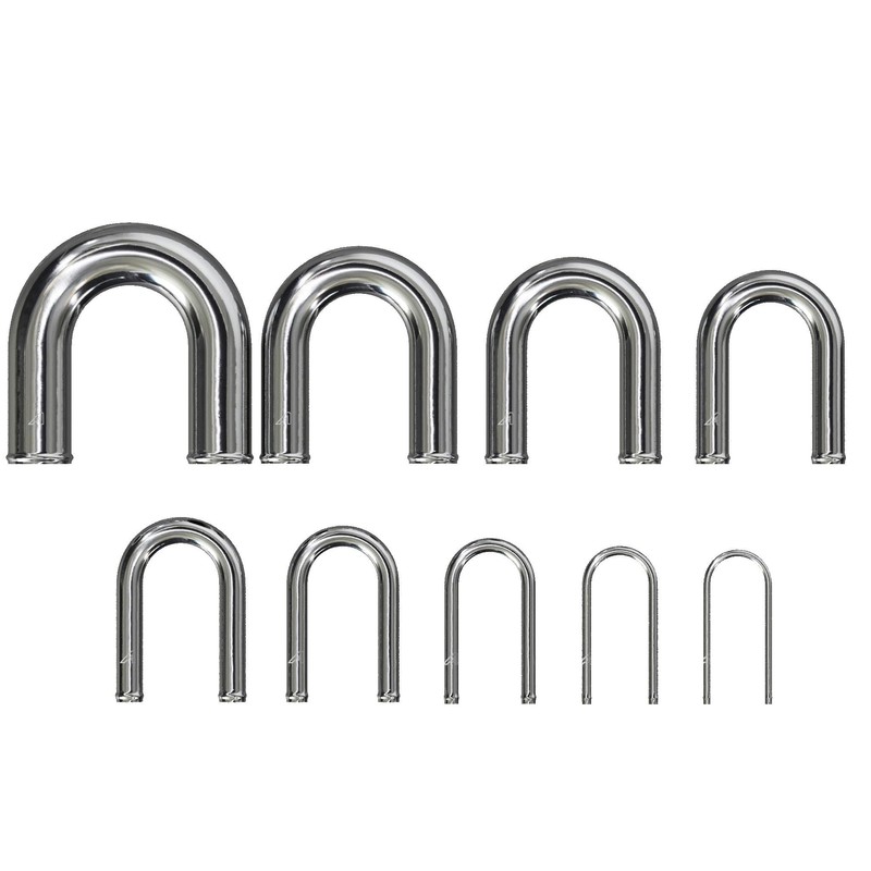 76mm (3 Inch) OD 180 Degree Elbow Aluminium Intercooler Pipe