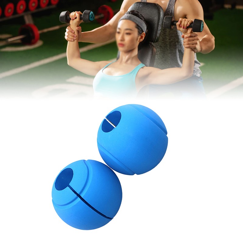 2pcs Dumbbell Grips Thick Silicone Barbell Grips Weight Bar Grips