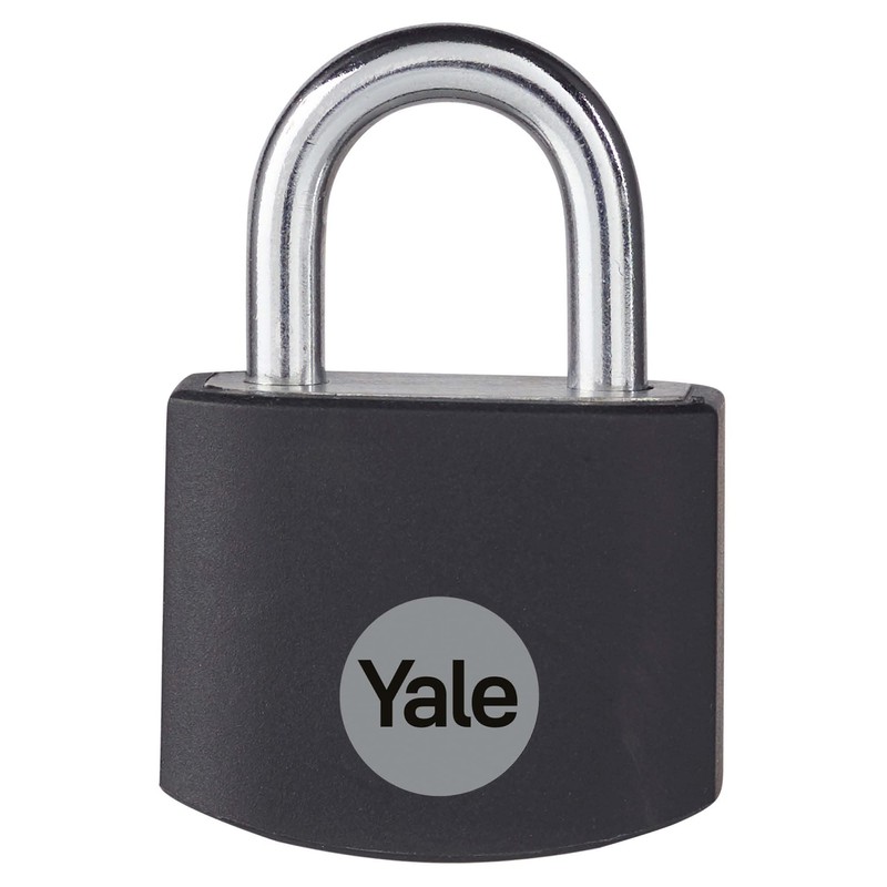 Yale - YE3B/32/116/1/BK Standardsicherheit 32 mm Aluminium Vorhängeschloss - Schwarz