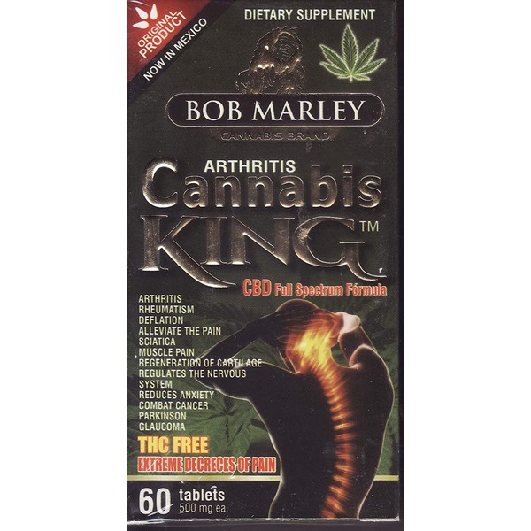 Tierra Naturaleza Canna King Bob Marley Arthritis King The Best & Original Canna 60 Tablets