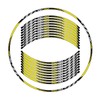Awonderful - Kit de rayas reflectantes para motocicleta, pegatinas de