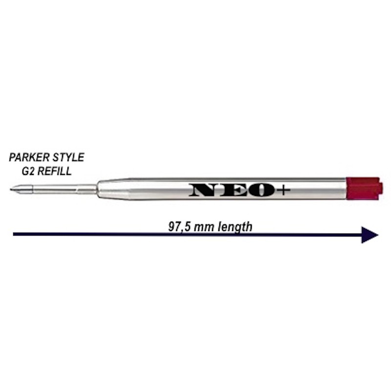 High-Quality Metal Ballpoint Pen Refills, Heavy-Duty, Medium Size, Also Suitable