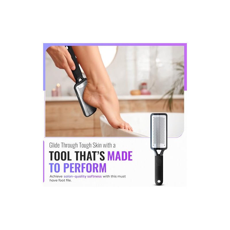 TYGA Foot Rasp and Foot File, Wet & Dry Use,
