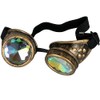 Raves Glasses with Rainbow Crystal Glass Lens Kaleidoscope Goggles Funky