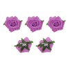 MECCANIXITY 5 Pcs Rose Flower Hair Clips 4 Inch Flower