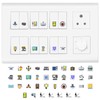 Gimly Switch Board Stickers - 320 pcs Self Adhesive, Stylish