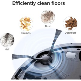 Lubluelu Accessories Parts Accessory Set for SL68 Plus, SL60D, SL68, SL60 Pro Robot Vacuum Cleaner, 1 Main Brush, 4 Side Brushes, 4 Hepa Filters, 4 Mop Cloths, 1 Blade Brush