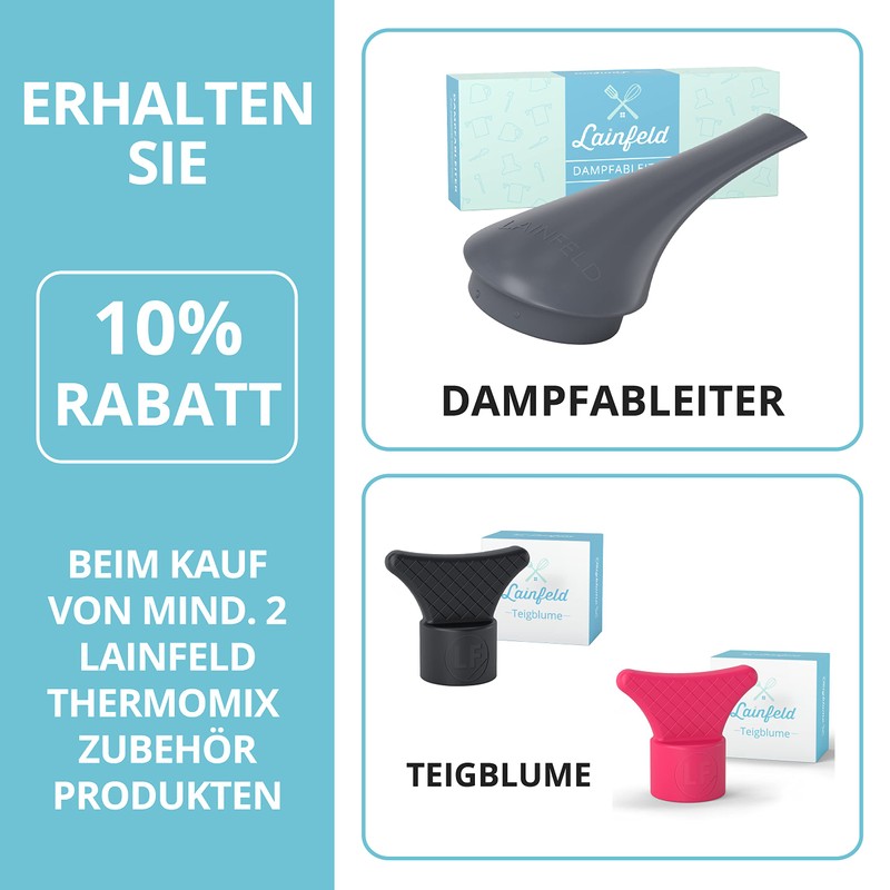 LAINFELD Steam Diverter for Thermomix TM5 TM6 | Steam Deflector