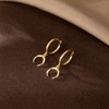 SLUYNZ Solid 925 Sterling Silver Moon Earrings Hoop for Women