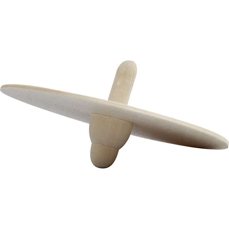 Spinning top, D: 8 cm, H: 4 cm, 10pcs