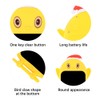 LCD Writing Tablet Christmas Hat Cartoon Owl Shape Children Yellow