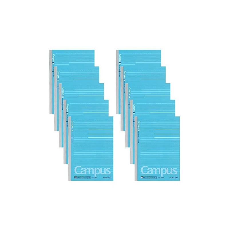 Kokuyo No-211BTNX10 Campus Notebook, Dotted Ruled, B6, B Ruled, 40