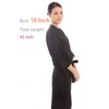 Perfehair Salon Customer Dress Hairdressing Cape Kimono Style (Color: Black)