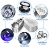 40X Jewelry Loupe for Close-Up Inspection – LED & UV