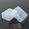 Rectangular mini plastic storage case 2p set (8.5x6.5cm) 3ea