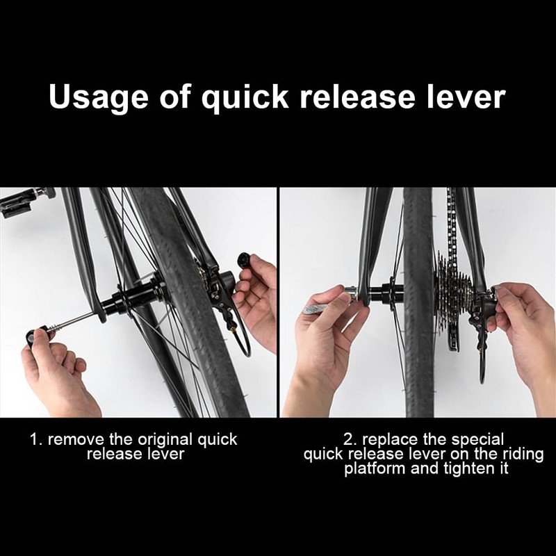 Tobefore Bike Trainer Quick Release Skewer Part Cycling Back Rear