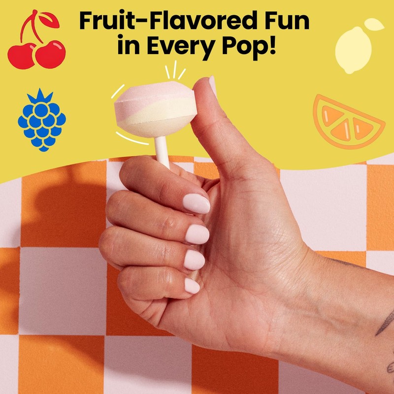 Smarties Lollies Mega - Gluten Free, Peanut Free, Fat Free