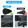 Gel Bike Seat Cushion, Padded Bike Seats Cover, Black Bicycle