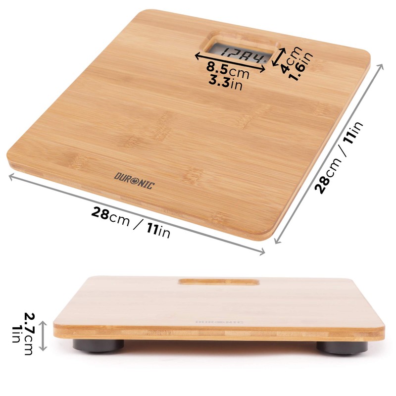 Duronic Duronic Digital Bathroom Scales BS503, Digital Scale for Bathroom,