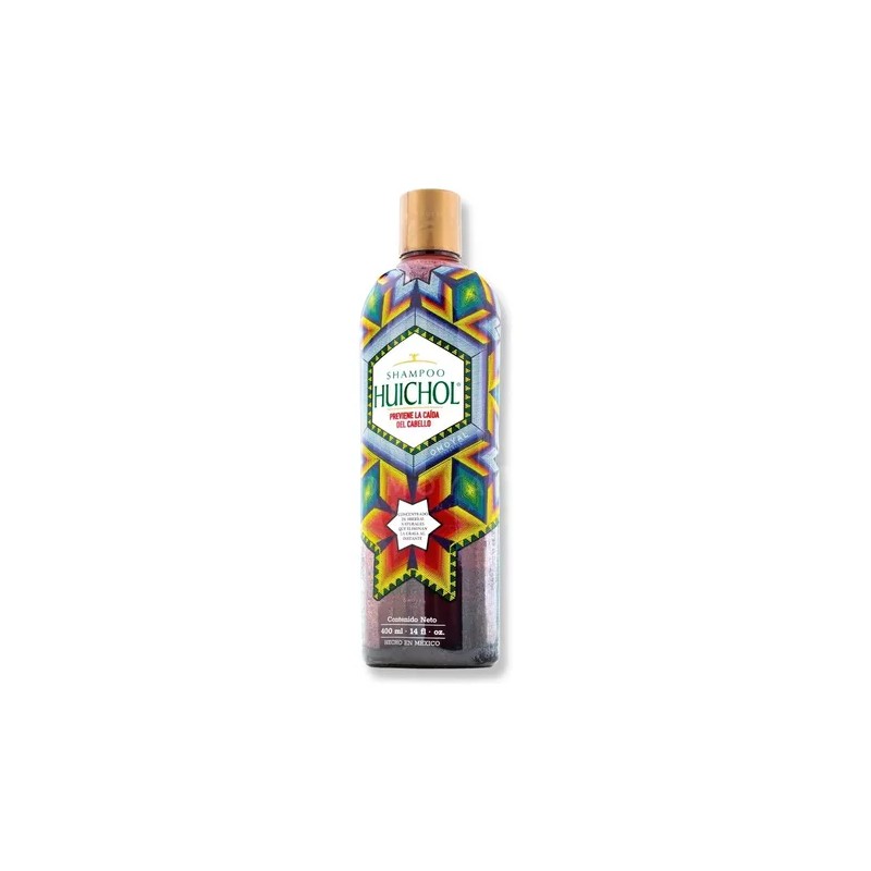 Shampoo Huichol ANTICAIDA en botella de 400mL de 400g por