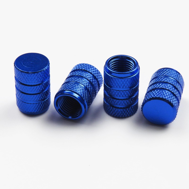 Pitlane Performance® Aluminium Valve Caps, Pack of 4 Valve Covers,