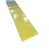 100 Labels, Strip of Yellow 4x3 inch Direct Thermal Labels