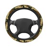 Military Army Green Camo Elastic Steering Wheel Cover Universal 15