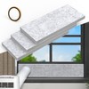Flamorrow Insulated Foam Panels for Portable AC Window Seal Kit,