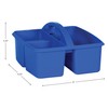 Teacher Created Resources Blue Portable Plastic Storage Caddy 6-Pack for