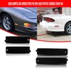 KENRTIR Smoked Lens Amber/Red LED Side Marker Light Kit Compatible
