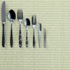 Todai Stainless Steel Seek Dessert Fork, Black Oxidized Rose, Made