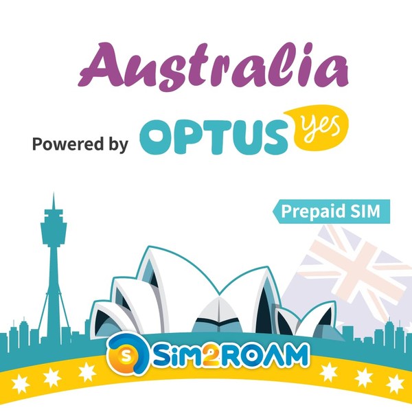 Australia Prepaid SIM Card 40 Days| Unlimited Australia local Calls & SMS | 30GB Internet Data+ International Call Credit AU$ 30 | Australia Optus Network (40 Days)