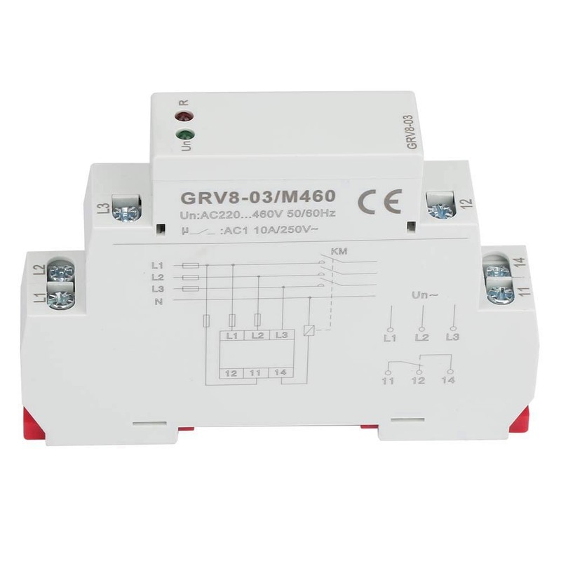 GRV8-03 Three-Phase Voltage Monitoring Relay Phase Sequence And Phase-Off Relay