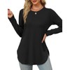 XIEERDUO Tunic Tops for Women Loose Fit Dressy Long Sleeve