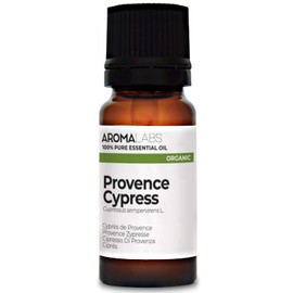 BIO - Provence Cypress Essential Oil - 10mL - 100% Pure, Natural, Chemotyped and AB Certified - AROMA LABS (French Brand)