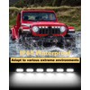 OKLSG LED Grill Lights for Jeep Wrangler JL JLU 2024