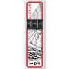 Uni Pin Fineliner Drawing Pen - 0.1mm, 0.5mm & Brush