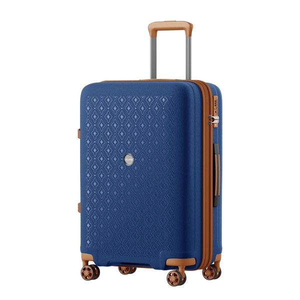 Kono Expandable 24 Inch Hard Shell Travel Luggage, Large capacity