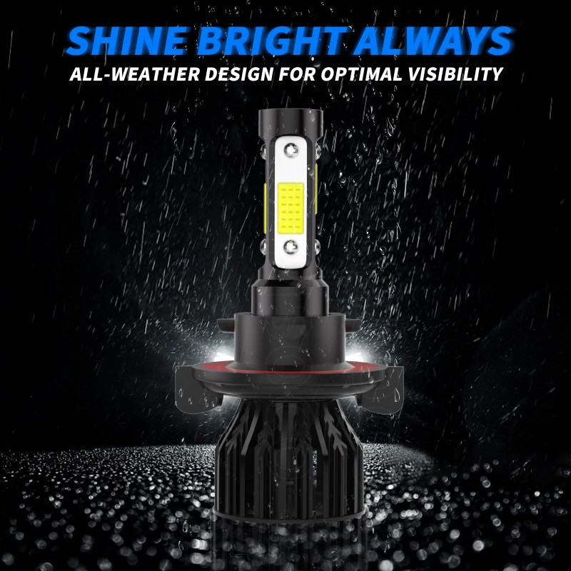AUIMSOCO For Jeep Gladiator 2020-2023 4X White LED Headlights Hi/Lo