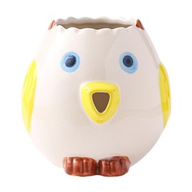Egg Yolk Separator | Chick Shape Ceramic Egg Separator Tool - Practical Household Small Egg Filter Splitter, Egg Extractor, Storage Tank for Kitchen