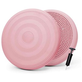 Balance Cushion, Balance Disc, Core Training, Pump Included + Thicker, Durable Materials, Load Capacity: 1322.3 lbs (600 kg), Diameter 13.4 inches (34 cm), Environmentally Friendly PVC Material,